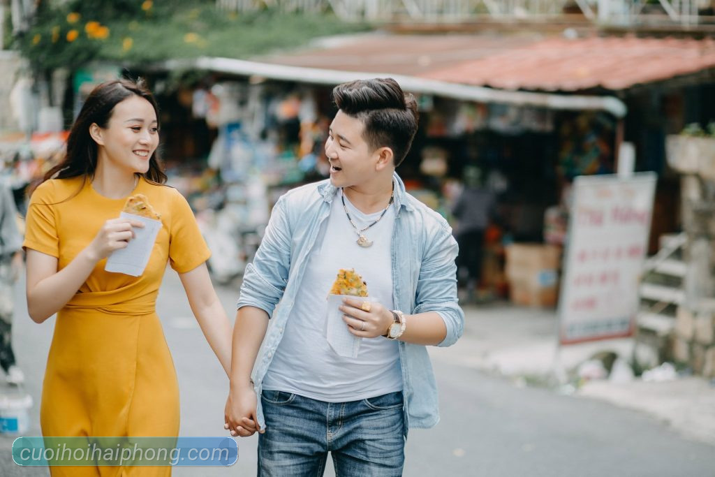 Chup anh cuoi tai duong kinh